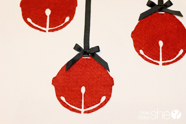 Pottery Barn Inspired Jingle Bell Pillow