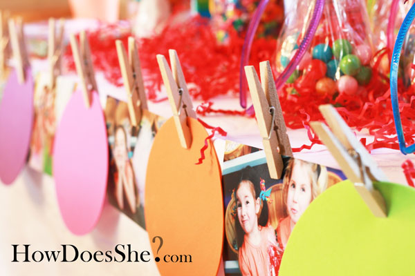 Rainbow Polka-dot Party – real party
