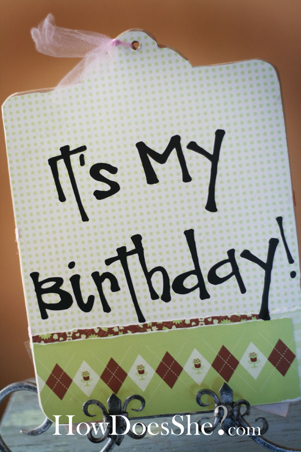 Countdown to my birthday board