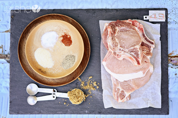 brown sugar rubbed pork chops