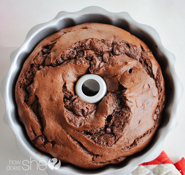 Triple Chocolate Bundt Cake