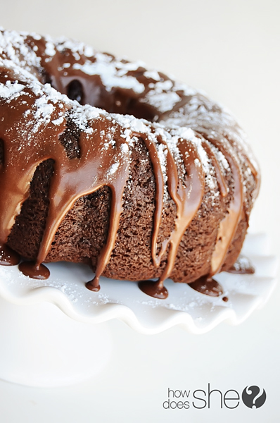 Triple Chocolate Bundt Cake