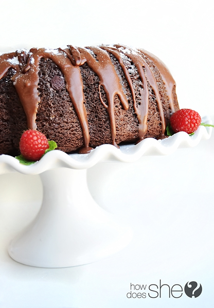 Triple Chocolate Bundt Cake