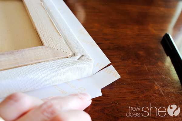 diy canvas print