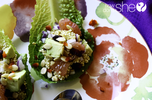 Ruby Red Grapefruit and Quinoa Citrus Salad