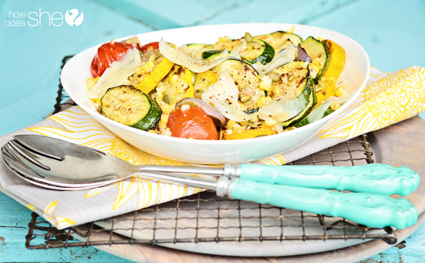 Grilled Summer Squash Salad with Cumin-Lime Vinaigrette