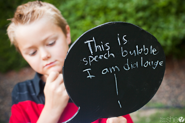 Express Feelings With Chalkboard Thought Bubbles