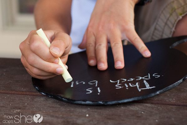 Express Feelings With Chalkboard Thought Bubbles