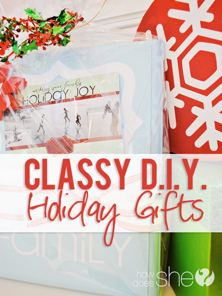 classy diy holiday gifts