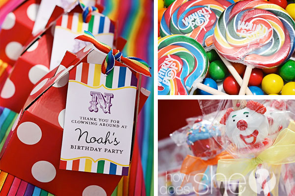 Clown Themed Birthday Party