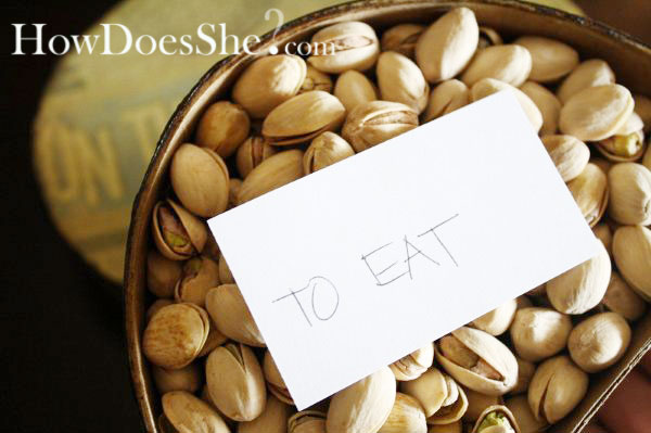 Men and Pistachios…