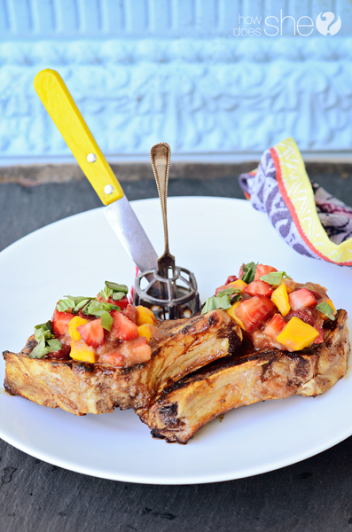brown sugar rubbed pork chops