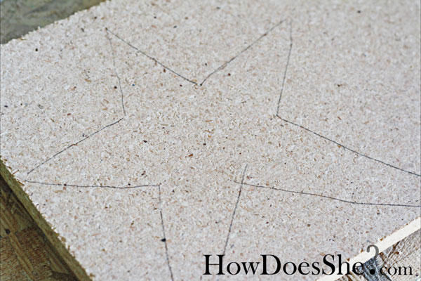 Make A wood Flag Decoration