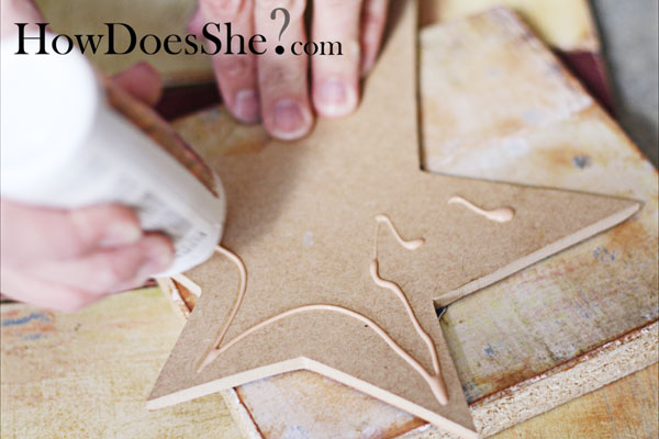Make A wood Flag Decoration