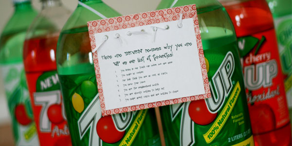#30 Neighbor Christmas Gift Ideas 7-UP