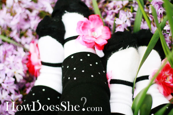 Cute Flower Toesies Socks