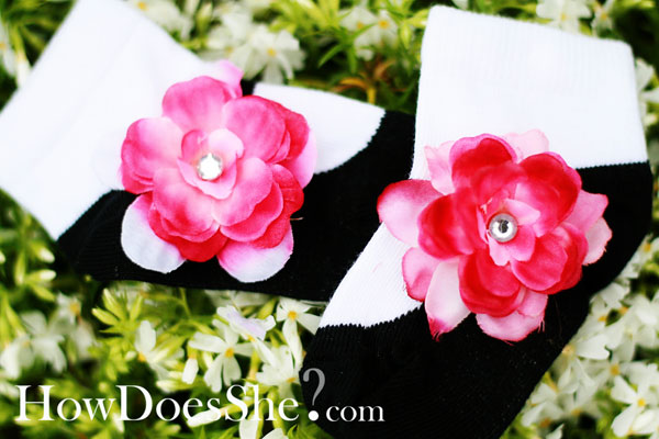 Cute Flower Toesies Socks