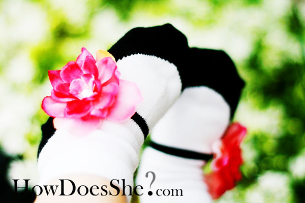 Cute Flower Toesies Socks