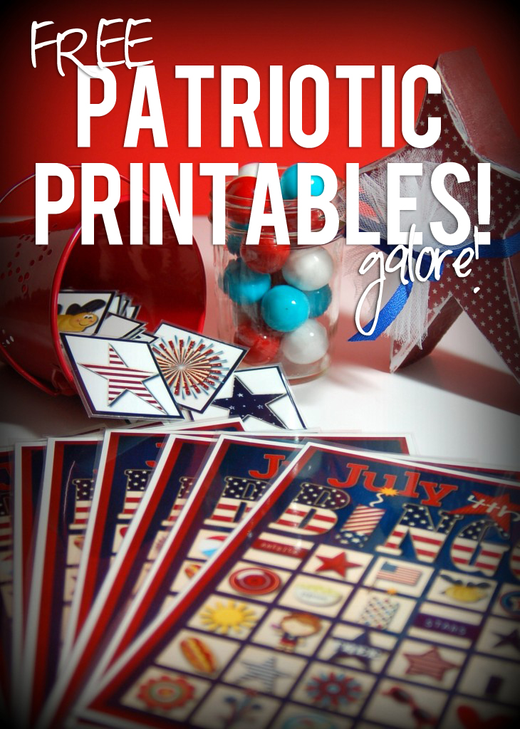 free patriotic printables galore!