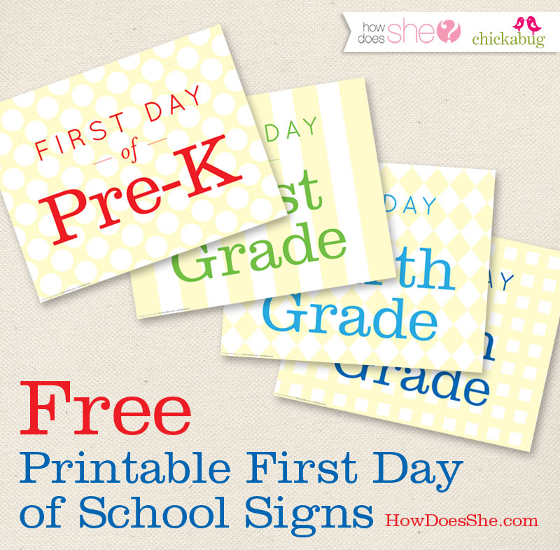 first day of preschool template