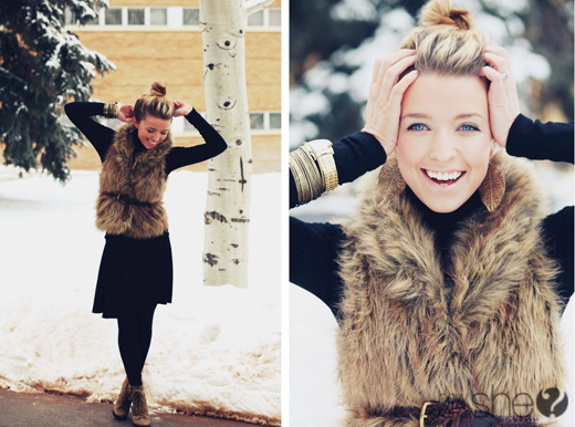 faux fur fashion
