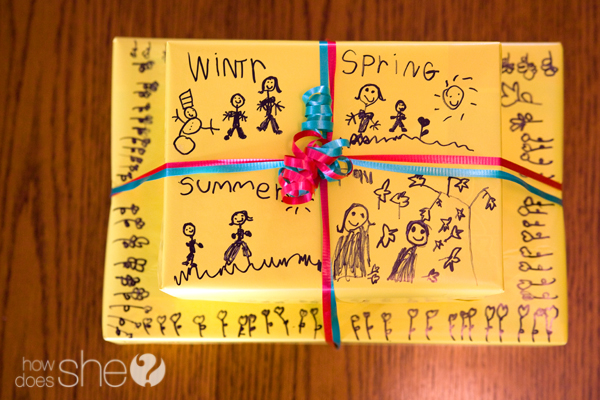 Personalize your wrapping paper