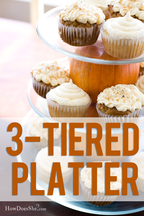 gorgeous 3 tiered platter