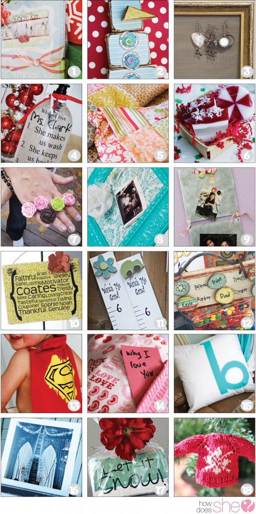 A TON of DIY Gift Ideas