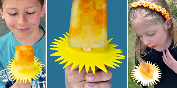 Here Comes the Sun! Suncatcher Pops, Sunshine Smoothie, and Other Sunny Treats