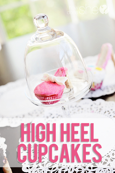 High Heel Cupcakes