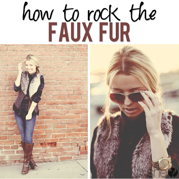 faux fur fashion