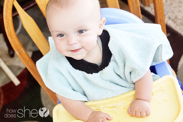 The Bib of All Bibs Towel Bib Tutorial
