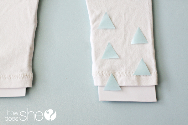Hand-Stamped Leggings