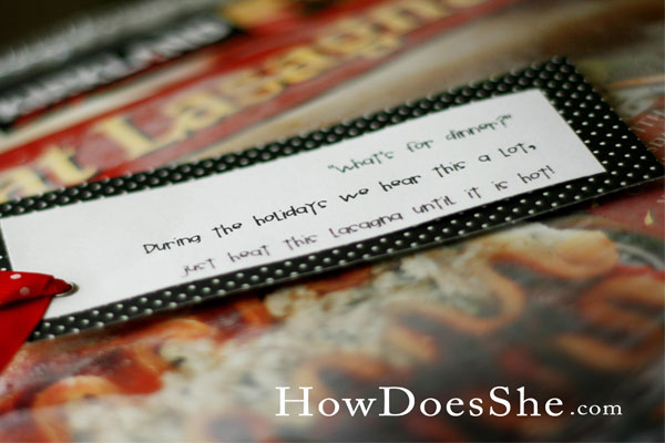 #25 Neighbor Christmas Gift Idea – Lasagna