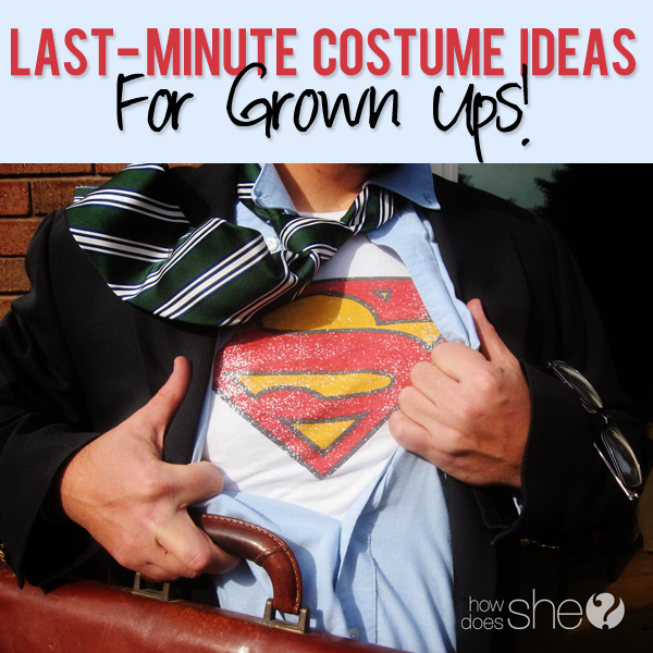 last minute costume ideas for grown ups