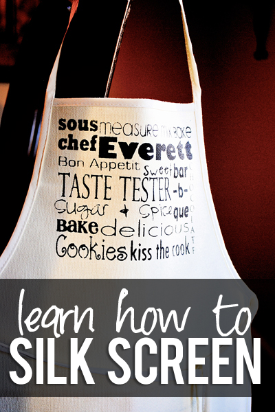 learn how to silk screen