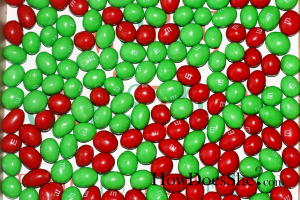#15 Neighbor Christmas Gift – M&M’s in a box