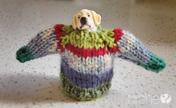 Cute mini sweater knitting pattern