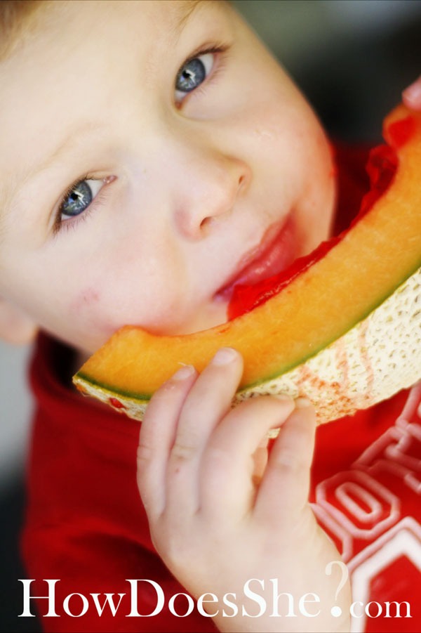 cantaloupe and jello
