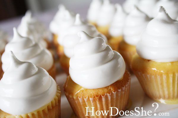 Lemon Meringue Cupcakes