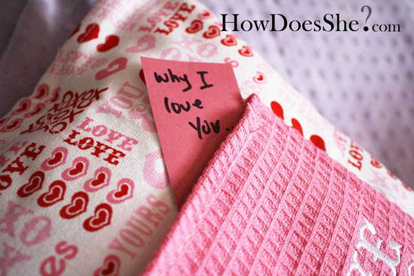 love you notes. #39;Why I Love You#39; Pillows