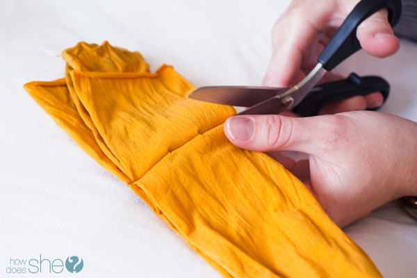 Turn your Old Nylon into a Headband