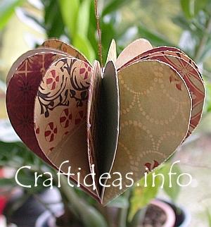 Craft Ideas Info on 11 Craft Ideas Info With A 3 D Heart Ornament