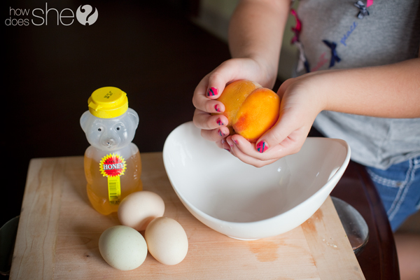 Homemade Peach facial