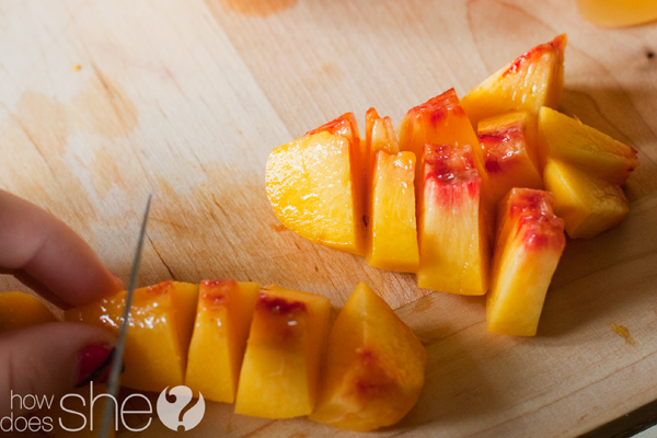 Homemade Peach facial