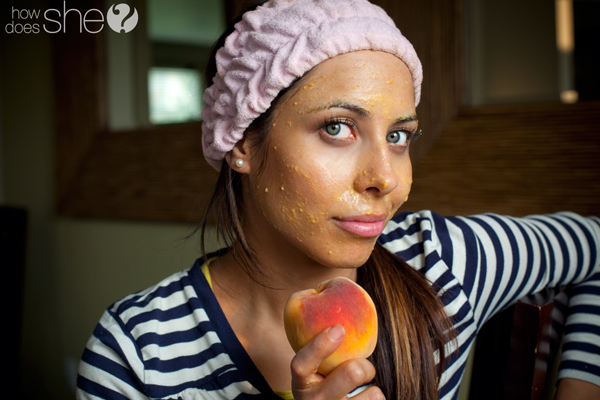 Homemade Peach facial