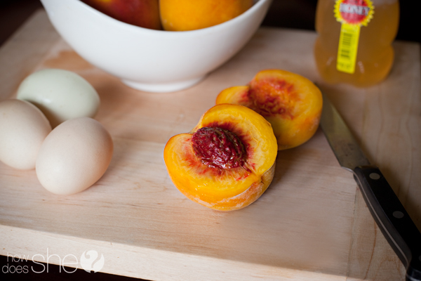 Homemade Peach facial