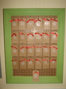 peg board advent