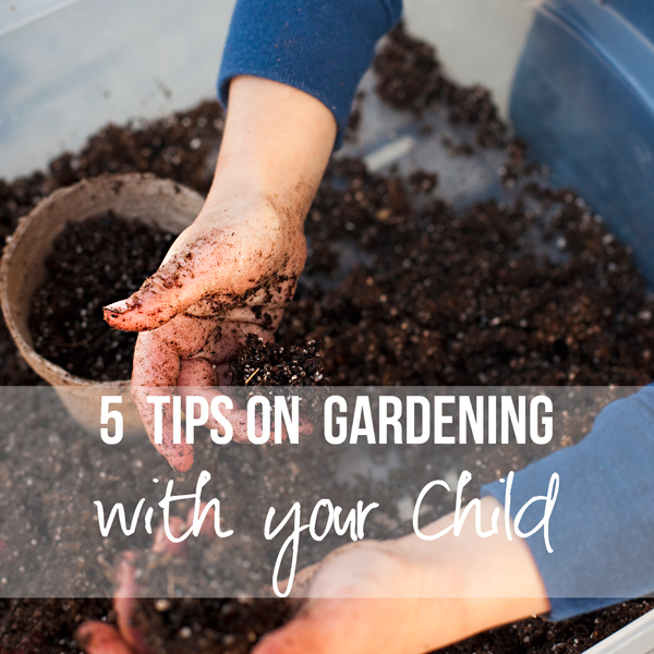 plant a garden with kids