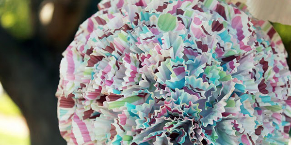 Cupcake Liner Pom Poms